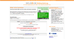 Desktop Screenshot of bildbearbeitung.gruso.de